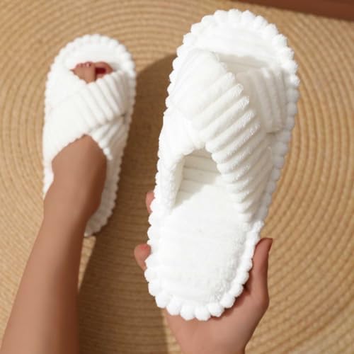 Cozy Winter Slippers For Women Indoor Outdoor Soft Fleece Lined Shoes With Durable Sole Comfortable Home Footwear2