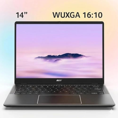 Image of Acer Chromebook Plus 514 Touchscreen Laptop (14 inch FHD+, Intel 8-Core i3-N355, 8GB DDR5, 512GB SSD + 128GB SD Card) for Business, Student, Backlit, 11-Hr Long Battery Life, IST HUB, Webcam, Chrome OS