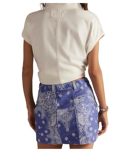 Free People Women's We The Free River Canyon Printed Mini Skirt2