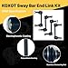 Koxot K750185 K750243 4pcs Front & Rear Suspension Sway Bar End Links Stabilizer Sway Bar Link Kit for Hummer H3 2006-2010 for Hummer H3T 2009-2010