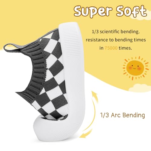 Image of BACSAC Baby Toddler Unisex Infant Shoes Boys Girls Beige Mesh Breathable Non-Slip Soles 6-36 Months