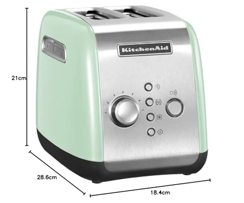 Foto von KitchenAid AUTOMATISCHER TOASTER FÜR 2 SCHEIBEN - PISTAZIE 5KMT221EPT