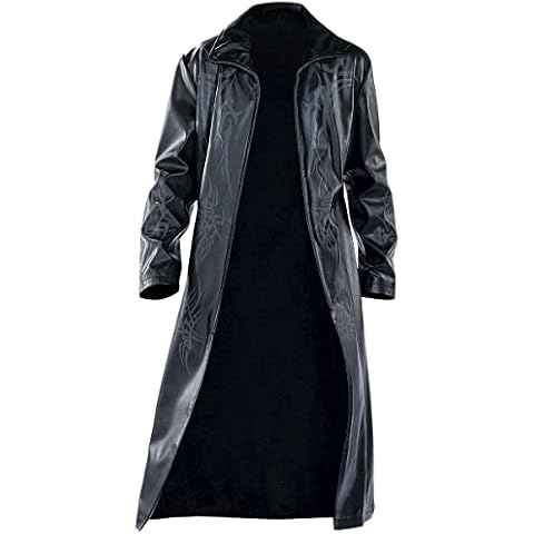 Abrigo Tribal Hombre Piel Negro Cover