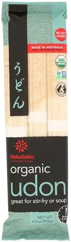 Hakubaku Organic Udon Wheat Noodle (1 x 9.5 OZ)
