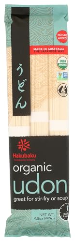 Hakubaku Organic Udon Wheat Noodle (1 x 9.5 OZ)