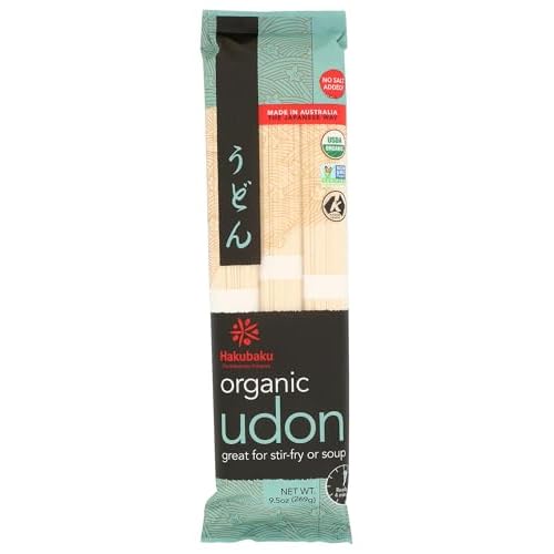 Hakubaku Japanische Bio Udon Nudeln, 270 g (1er Pack)