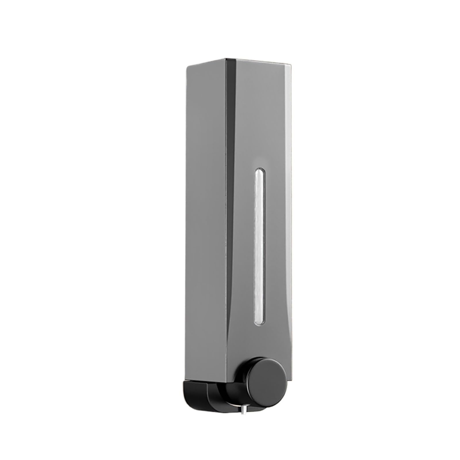 Soap Dispenser, Wall Mounted Soap Dispenser 500ML Multicolor Manual Press(Grey)