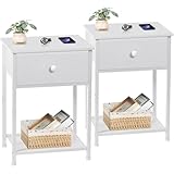 Photo Gallery amhancible set di 2 comodini, piccoli tavolini laterali da soggiorno con cassetto, comodino industriale sottile con mensola, comodini per camera da letto, mobili in legno e metallo het03sdwt Photo Gallery amhancible set di 2 comodini, piccoli tavolini laterali da soggiorno con cassetto, comodino industriale sottile con mensola, comodini per camera da letto, mobili in legno e metallo het03sdwt