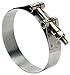 Ideal Tridon 300100213051 Stainless Steel 30010 Series 201/301 T-Bolt Hose Clamp, Heavy Duty, 40 SAE Size, 54.1 mm - 62 mm Hose OD Range