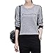 Produktbild NOBRAND Damen Frühling Herbst Freizeit Sportbekleidung Langarm Laufbody Herbst Gr. 4X-Large, grau