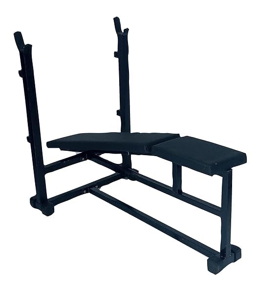 Image of SPIRO Heavy Duty 3in1 Double Support (Incline /Decline /Flat) Weightlifting Bench (Utility Exercise Bench for Weight Strength Training for Full Body Workout & Home Gym
