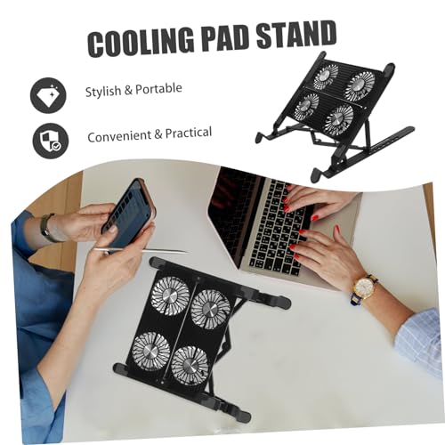 Base ajustable para laptop con ventilador portátil miniatura 7