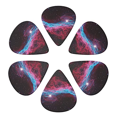 Lot de 6 médiators imprimés univers galaxie avec boîte de rangement pour guitare acoustique et électrique - Les Beatles, Paul McCartney, John Lennon, RIngo Starr, George Harrison Lot de 6 médiators imprimés univers galaxie avec boîte de rangement pour guitare acoustique et électrique – Image 5