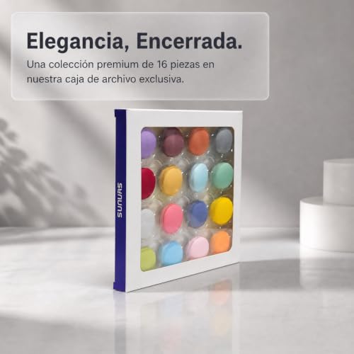 Miniatura 6 de Sunurs Imanes De Nevera, Bonitos, Coloridos, Superficie Brillante Y Mate, Imanes De Nevera Para Pizarra Blanca, Armario, Cocina, Oficina, Fuertes Adhesivos Magnéticos Decorativos 9 Colores, Paquete