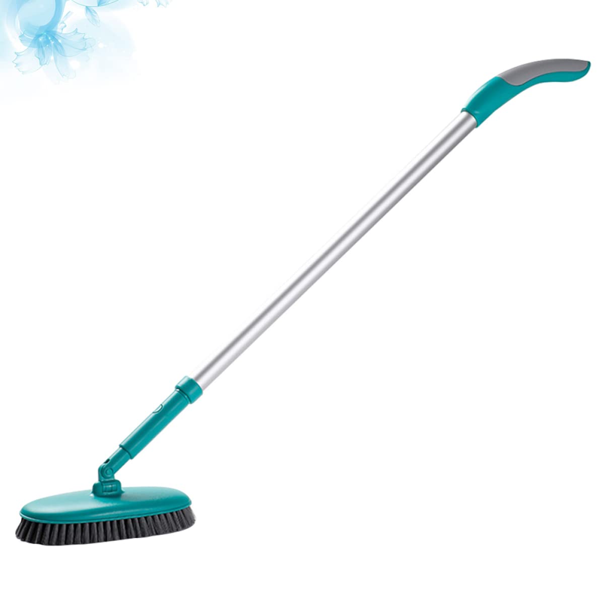 Didiseaon Accesorio De Limpieza para Hogar Cepillo De Suelo Flexible Mango Ajustable