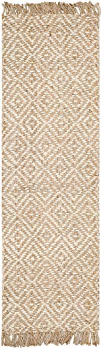 Tapete corredor de fibras naturales SAFAVIEH 76x305 cm miniatura 3