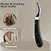 ZUKTCR Farrier Tools, Hoof Trimmer with Stainless Steel, Tool for Horses, Cows, Farm Livestock, Handed Steel, Cattle and Sheep, Stable Use