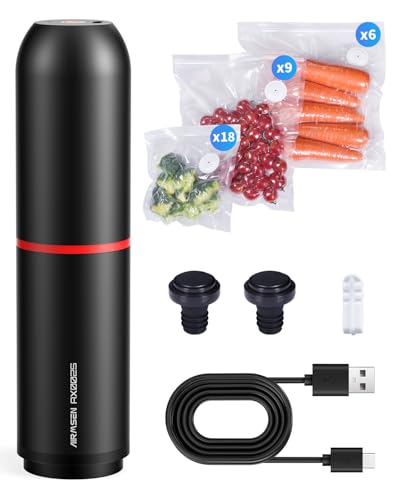 AIRMSEN Handheld Vacuum Sealer for Food Preservation & Storage