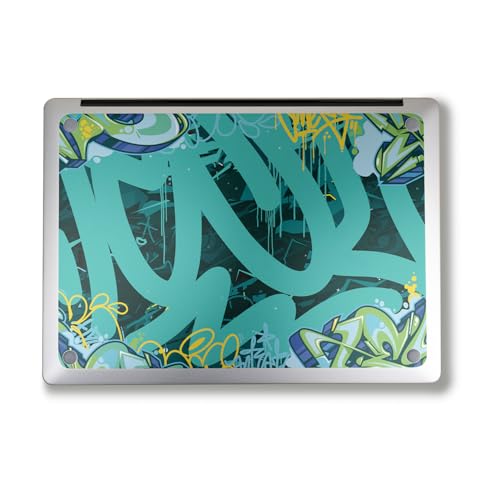 Image of Laptop Skin Compatible with Alienware M18 R2 (2024) - CyanTag - Premium 3M Vinyl Protective Wrap Decal Cover - Easy to Apply | Crafted in The USA by MightySkins