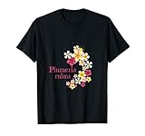 plumeria rubra hawaiian Klassisch geschnitten, doppelt genähter Saum.
