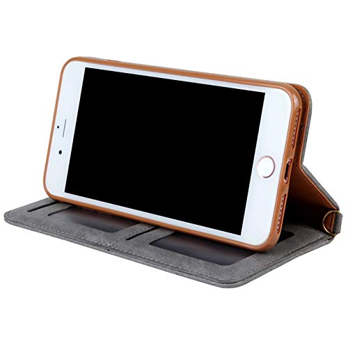 Image of ClickCase for Realme Narzo 20 pro Flipper Series Leather Wallet Flip Case Kick Stand with Magnetic Closure Flip Cover for Realme Narzo 20 pro (Grey)