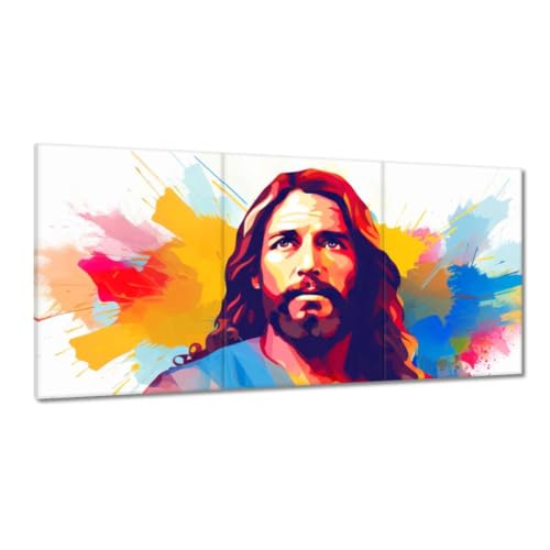 Jésus tableau imprimé sur toile déco murale 120 x 60 cm New Age H10276Z