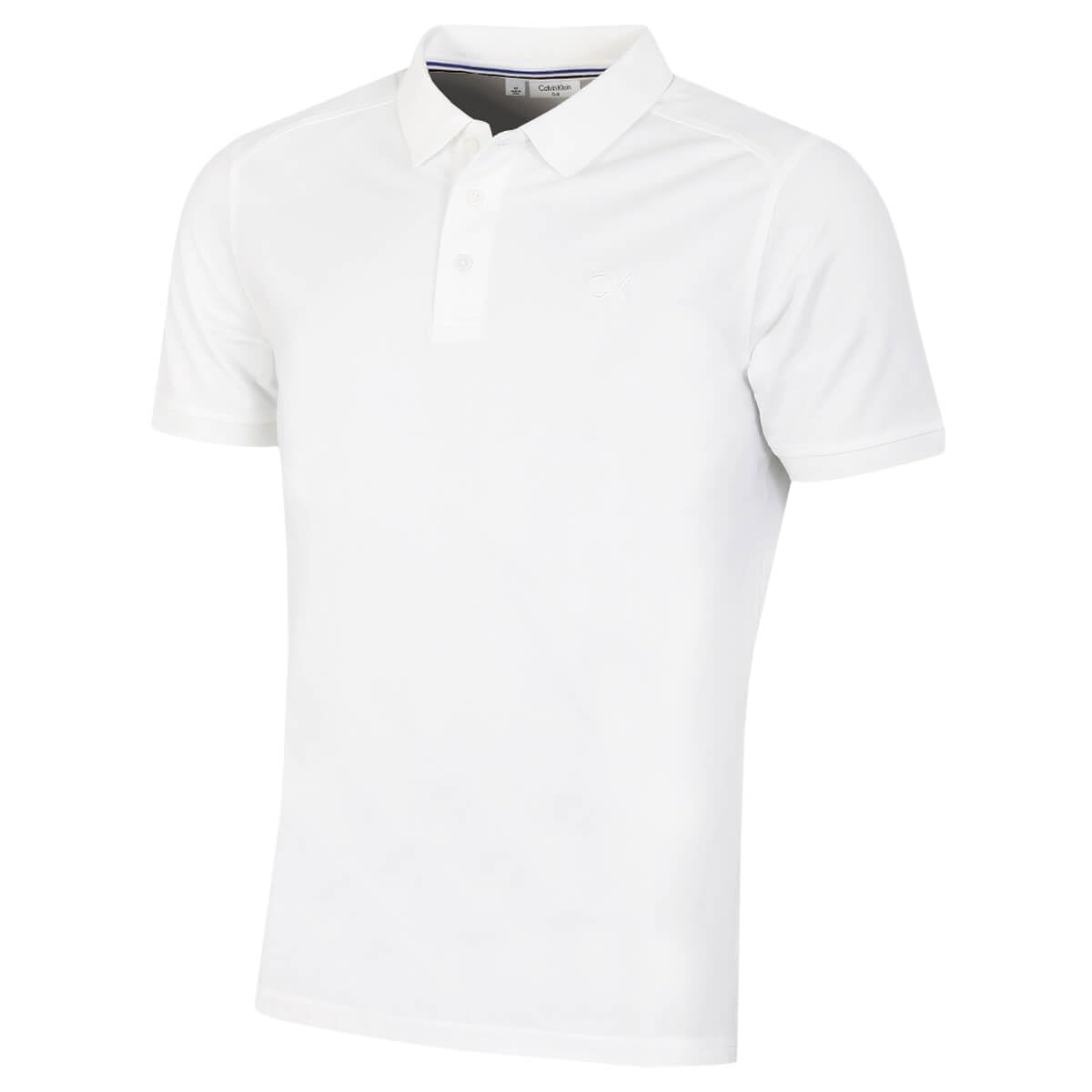 Men's Smooth Cotton Monogram Logo Polo Shirt