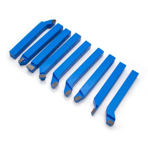 Kit 11 piezas de herramientas para torno de metal con punta de carburo miniatura 7