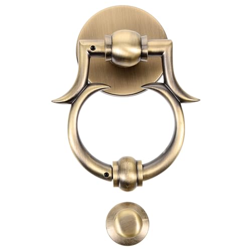 HYTROVE de Seguridad de Zinc para Puerta Exterior Diseño Clásico y Elegante Instalación Accesorios Incluidos Decorativo para Hogar