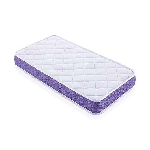 MATTREX | Colchón Viscoelástico Cuna Tamaño: 140x70 cm – Colchón Cuna Altura: 12 cm - Colchón Cuna Transpirable, antiácaros, antihongos y antibacterias – Colchón Cuna con Certificado Oeko-Tex®