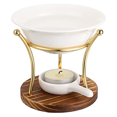 BSTKEY Metal Wooden Wax Melt and Oil Burner Cover