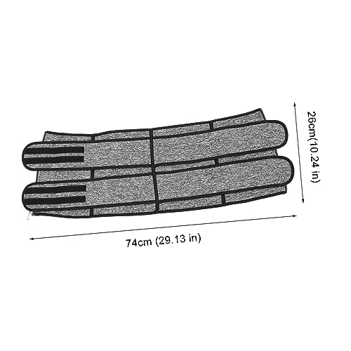 Cinturón de soporte lumbar con cremallera para mujer gris miniatura 2