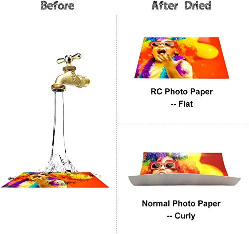 image for KOALA PAPER Koala Premium Satin Photo Paper 5X7 Inches 50 Sheets and C