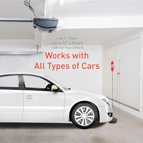 image for SECURITYMAN LED Stop Sign for Garage Parking Assist (2 Pack) - Stress 