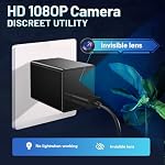 Hidden Spy Camera 1080P WiFi Wireless Small HD Home Office Security Camera Compact Surveillance Monitoring Cameras Micro Indoor Cameras Motion Detection with App Live Feed