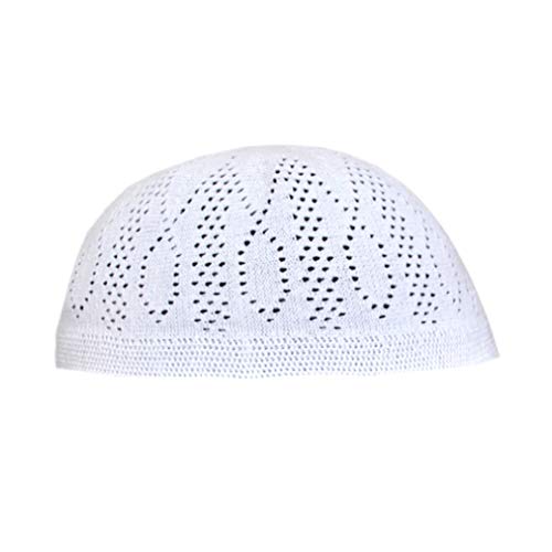 Vin beauty Casquette de prière Turque Musulmane Fait Main Chapeau À Tricoter pour Les Hommes de Quatre Couleurs Cover