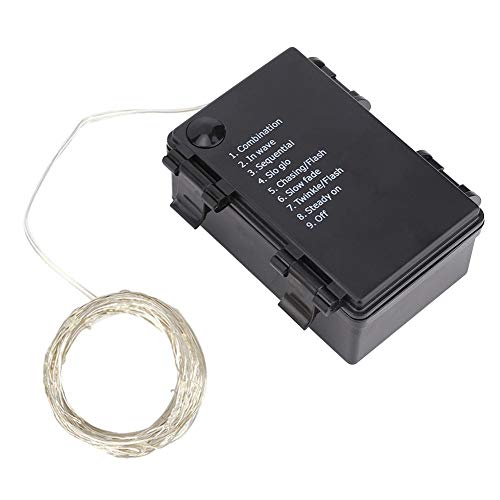 Belissy Guirlande Fil D Argent USB, 19.7ft USB étanche LED Argent Fil de cuivre à Haute température résistant Guirlande lumières Lampe Bande