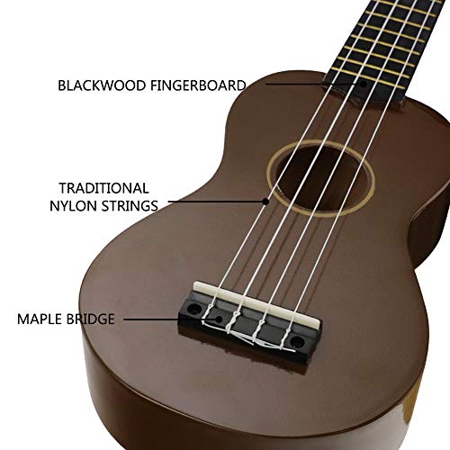 Ukulélé Soprano 21 pouces, 4 Cordes Instrument de Ukulélé Hawaïen avec Sac, pour Enfants étudiants amis Débutants et… - Les Beatles, Paul McCartney, John Lennon, RIngo Starr, George Harrison Ukulélé Soprano 21 pouces, 4 Cordes Instrument de Ukulélé Hawaïen avec Sac, pour Enfants étudiants amis Débutants et… – Image 4