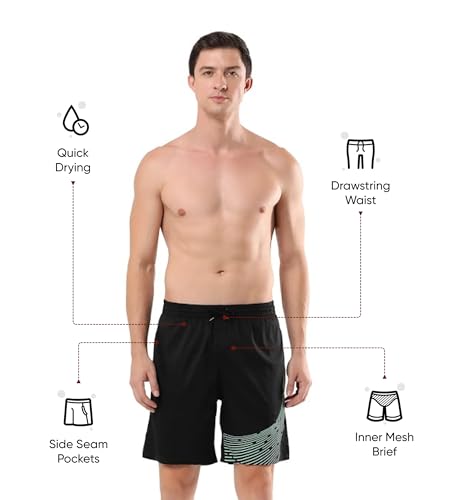 Image of Speedo Men's Xpress Lite Essential Medley Logo Printed Watershorts