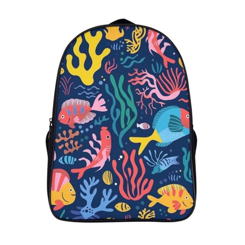 Sac de voyage 40x28x16cm Shoal of Starfish pour le collège et les sorties