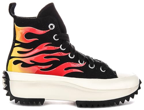 Converse Run Star Hike Hi Flame Skates Men's Textile Trainers2