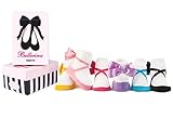 Trumpette Baby-girls Newborn New Ballerina Sock Set, Multi, Small (0-12Months)