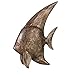 Produktbild Casablanca Figur Fisch - aus Poly im bronzefarbenem Antik-Finish H 35 cm