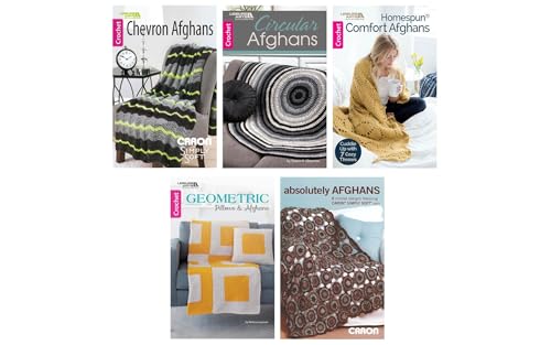 Leisure Arts Crochet Afghan Book Collection