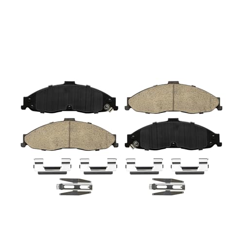 Image of Detroit Axle - Front Brake Kit for 98-02 Chevrolet Camaro Pontiac Firebird Drilled and Slotted Disc Brake Rotors 1998 1999 2000 2001 2002 Ceramic Brake Pads Replacement : 11.92 inch inch Rotors