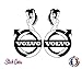2 Stickers Autocollants Volvo Femme Couleur au Choix Decal Aufkleber Pegatinas (Noir)