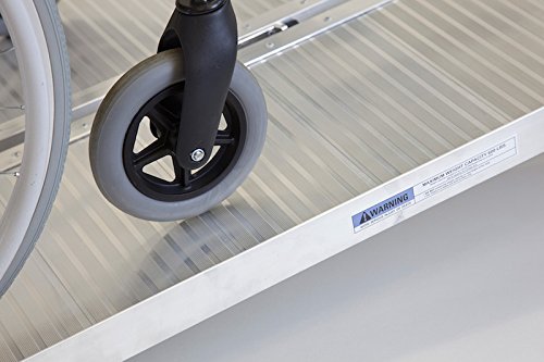 Faltbare Rollstuhlrampe/ Kofferrampe (610mm lang x 715mm breit) – Bild 7