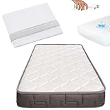 Colchón Maxicuna 140x70 cm Morfeo, Incluye Funda Impermeable y sábanas de algodón CoolDreams