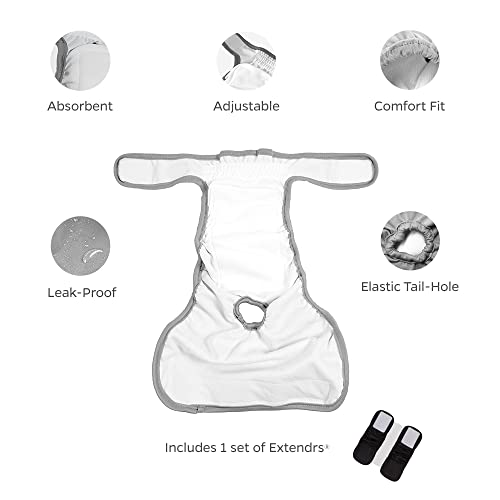 Pet Parents Premium Washable Dog Diapers & Extendrs, (3Pack) Of Female Dog Diapers, Color: Princess, Size: Small Dog Diapers #TOP1