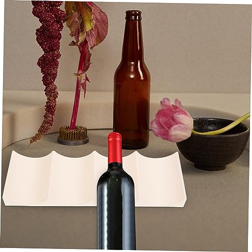 Soporte de vino plástico estilo europeo apilable 3 piezas miniatura 3